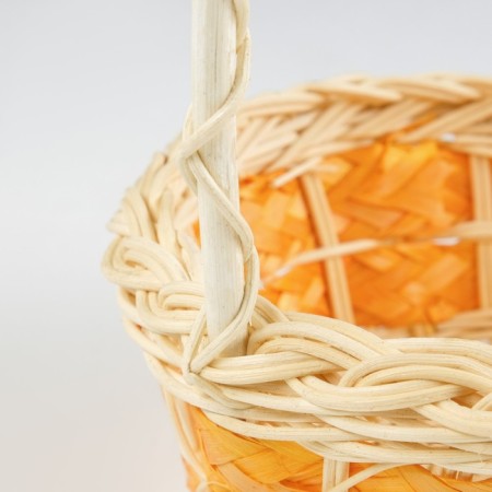 A set of wicker baskets from 3: D20 H 8/27; D17 H 7 H 25; D13 H 6 H 21 cm. (Ratan)-3