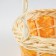 A set of wicker baskets from 3: D20 H 8/27; D17 H 7 H 25; D13 H 6 H 21 cm. (Ratan)