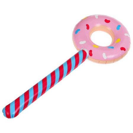 Inflatable toy "Donuts" d = 30 cm, h = 80 sm, mix color-4