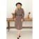 Women's dress, size 50, brown color