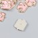 Decor for creativity Plastic "Rose flower" Pink, gold 0.3x1.9x2.3 cm