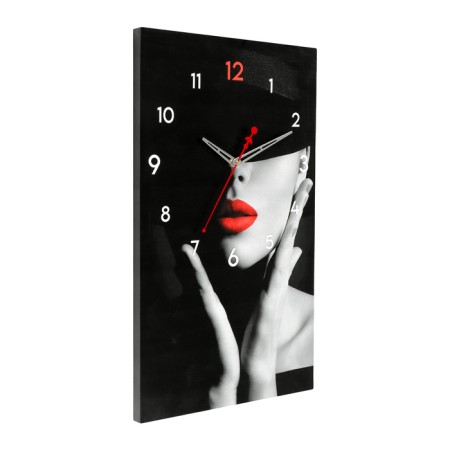 Carty clock wall interior "scarlet mystery", silent, 35 x 60 cm-3