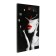 Carty clock wall interior "scarlet mystery", silent, 35 x 60 cm