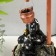 The desktop fountain "Black shiva under the golden jug" 14.5x14.5x30 cm