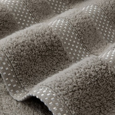 Terry towel Verossa Charme, 460 gr, size 70x140 cm, gray-brown color-1