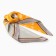Women's scarf minku rr 70*70 cm, col. orange