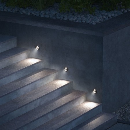 Elektrostandard, STEP LED 3 watts, 80x80x28 mm, IP65, black color, black-2