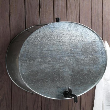 Washbasin 20 l, with a crane, galvanized-7