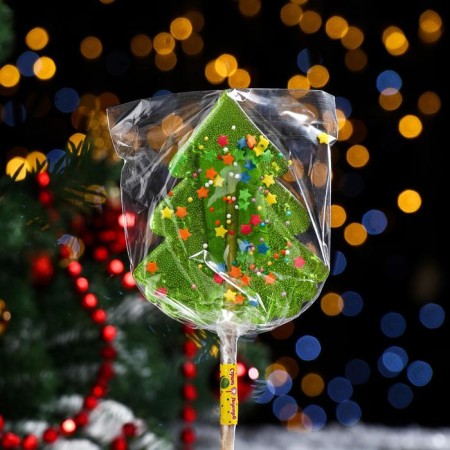Caramel on a stick "Christmas tree Big", Zalenia, 55 g-2