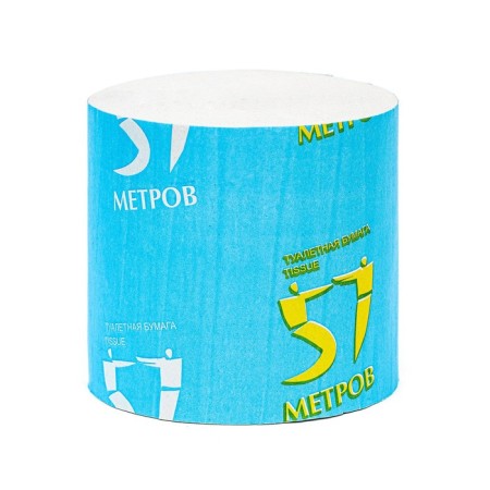 Paper toilet snow, without a sleeve, 1 layer, 40 meters, 32 rolls-1