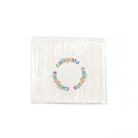 Polymer clay Calligrata, 50 g, white color