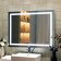 Mirror with Doratiz LED backlight "Adele", 800x600 mm, heating, clock, sensory switch, dimmer