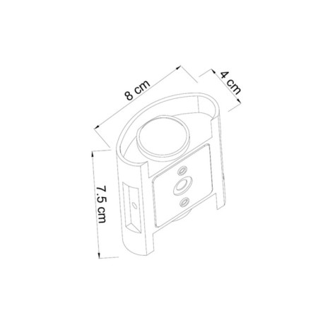 Facade lamp Arte Lamp Bosto A3122al-2WH, LED, 2x1 W, 4x8x7.5 cm, 110 lm, white-3