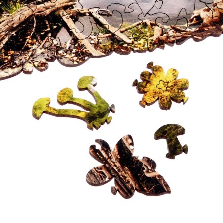 Figure puzzle “Lake in the forest”, 110 parts, 20.2 × 28.8 cm-3