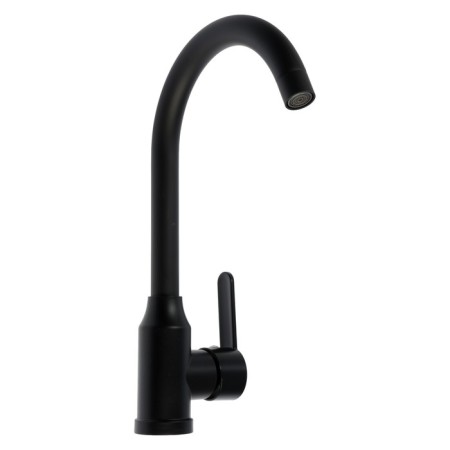 Kitchen mixer Zein Z3699, turning pour 26 cm high, ABS plastic, black-4