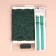Set for sewing underwear, emerald color