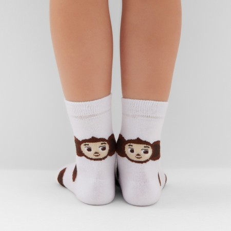 Nosk children's kaftan Cheburashka, size 14-16 cm, white-1