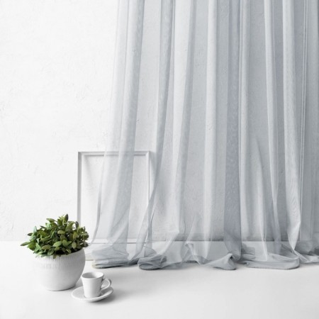 Tulle "Gryk", size 300x270 cm, color gray color-1