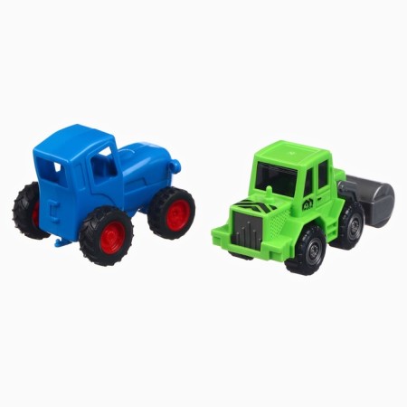 Game set "Blue Tractor" with a trailer-3