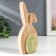 Souvenir tree, ceramics "Green Bunny" 15x3x7.4 cm