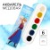 Honey watercolor "Anna and Elsa" cold heart, 6 colors, without a brush