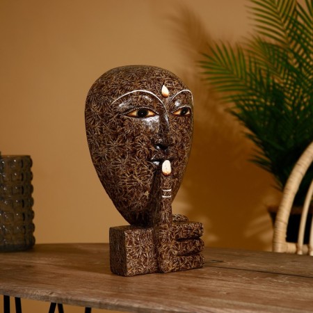 Interior souvenir "Mask" Albezia 25x10x38 cm