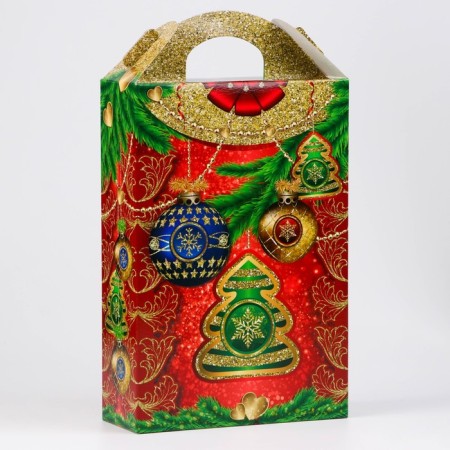 Box Gift New Year Castard Clock 17.5 x 31 x 7 cm-2