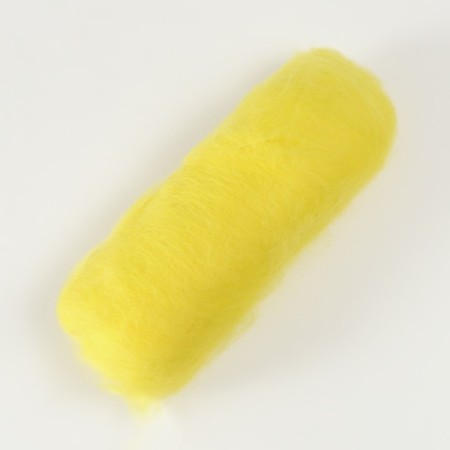 Fasting wool "cardoches" 100% half -toned wool 100g (lemon - 030)-1
