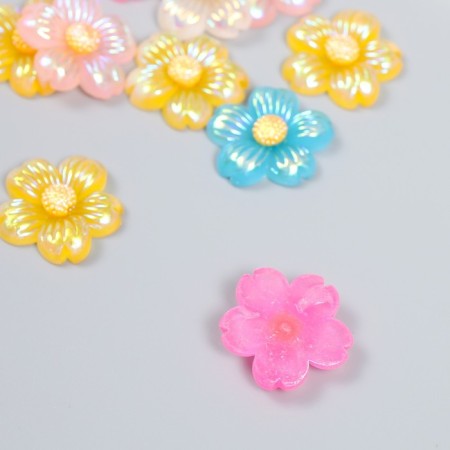 Decor for creativity Plastic "Purvalum Flower" mix d = 2.5 cm-2