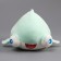 Soft toy "Shark" with big eyes, 19 cm, turquoise color