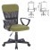 Compact Brabix "Jet MG-315", with armrests, green