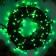 Garland "thread" 20 m, IP20, dark thread, 200 LED, green glow, 8 modes, 220 V