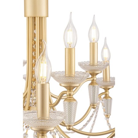 Freya FR2009PL-12G ZOE, 830x830x1750 mm, E14, 12x40W, Color gold-6