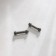 Piercing to the tongue of titanium "bar", l = 1 cm, d rods = 0.2 cm, silver color