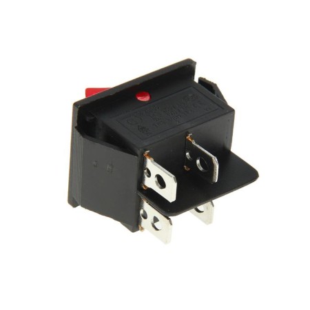Clivant switch Rexant RWB-502, 16A (4C), 250 V, ON -OFF, Red, with backlight-1