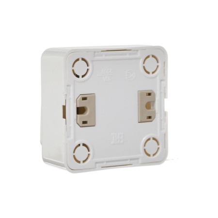 Luazon Lighting "League" switch, 10 A, 1 key, invoice, white-2