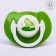 Nipple - orthodontic dummy, silicone, +6 months, with a cap “Frog”, green color