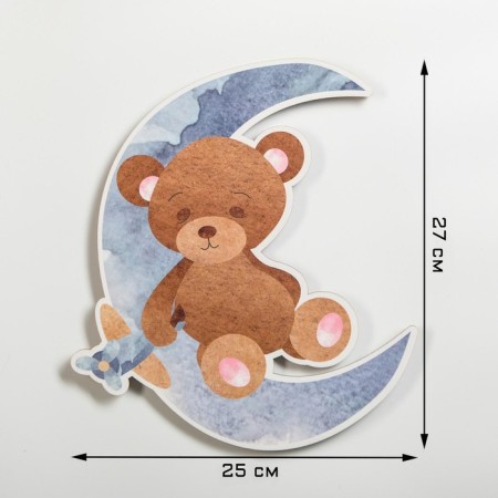 Wall -up decor "Sleeping Bear", 27x25 cm-1