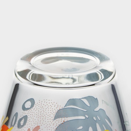 Low glass glass "Tropics", 250 ml, mix-3