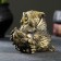 Figure "Owl with the Council" Brass 10x10x10cm