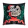 Pillow Decorative New Year's Ethel "Strong Santa", 40x40 cm, 100% p/e, velor