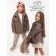 Children's jacket Amarobaby Lama, height 110 cm, chocolate color