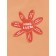 Top female, size 50, orange color