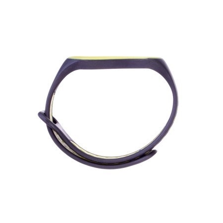 Luazon strap for fitness bracelet Mi Band 5/6/7, with perforation, black-green-1