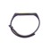 Luazon strap for fitness bracelet Mi Band 5/6/7, with perforation, black-green