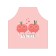 Apron of a kitchen with a photo print "Happy Apples", adjustable, size OS