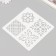 Tile stencil 15x15 cm