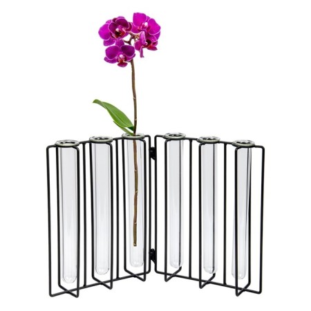Flower glass holder, 32 × 5.5 × 21.5 cm, transparent color-3