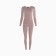Women's thermal underwear (longshit, leggings), coffee color, size 46-48 (m)