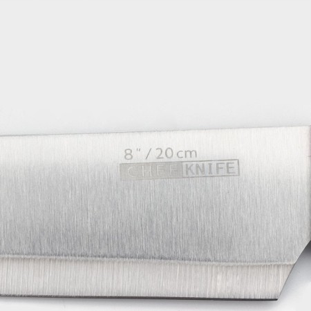 Knife - chef of the shade Sparkle, blade 20 cm, white color-3